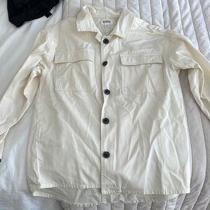 Spread Fashion Amazon Drop Off White Button Jacket! Size M